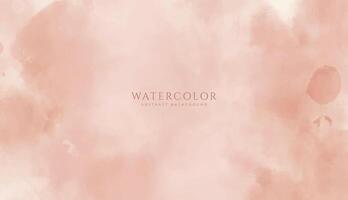 Abstract horizontal watercolor background. Neutral light colored empty space background illustration vector