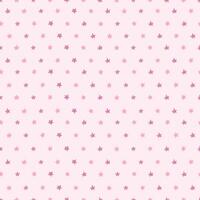 Seamless pattern with stars. Hand drawn flat vector illustration on pink background. Great for celebration, party and birthday themes.