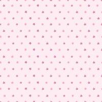 Seamless pattern with stars. Hand drawn flat vector illustration on pink background. Great for celebration, party and birthday themes.