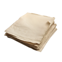 ai généré ancien papier sur transparent Contexte png image