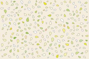 Illustration pattern petal of flower on soft yellow background. vector