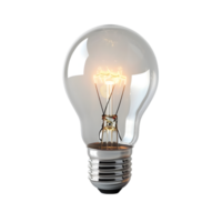 AI generated Light Bulb on transparent background PNG image