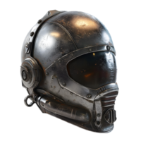 AI generated medieval helmet on transparent background PNG image