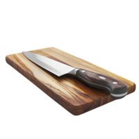 ai genererad kock kniv och skärande styrelse på transparent bakgrund png bild