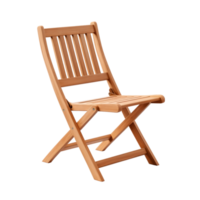 AI generated Folding Chair on transparent background PNG image