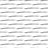 Seamless pattern with black pencil brushstrokes vector