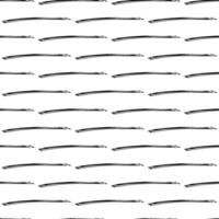 Seamless pattern with black pencil brushstrokes vector