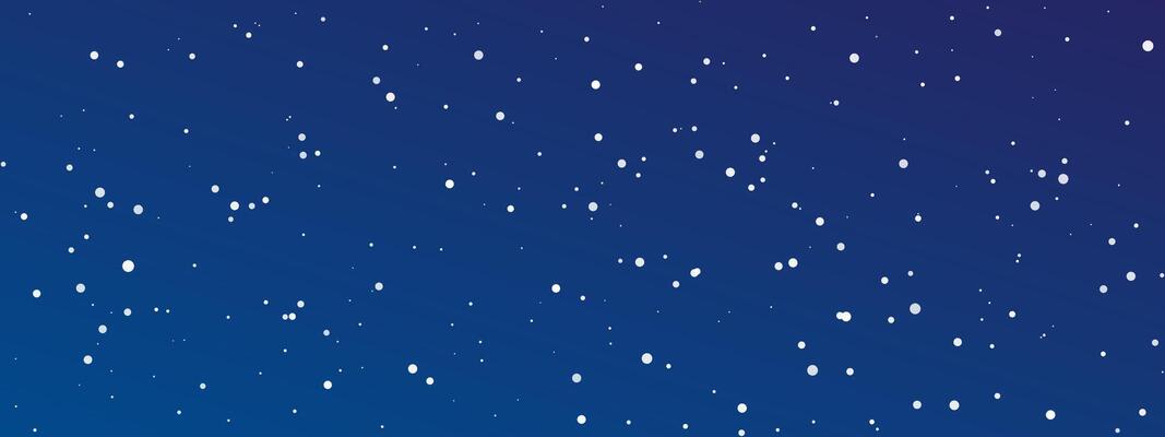 Night sky with many stars