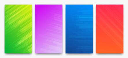 Modern colorful gradient background with lines vector