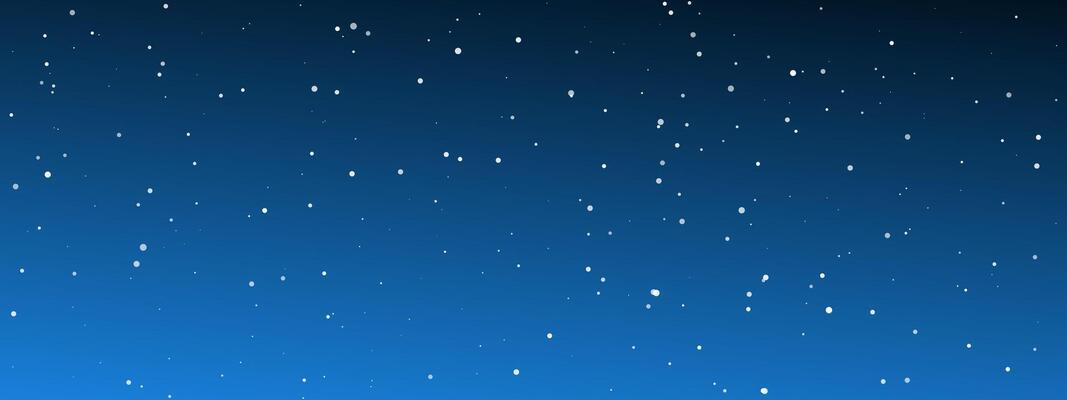 Night sky with many stars
