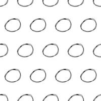 Seamless pattern with sketch circles shape vector