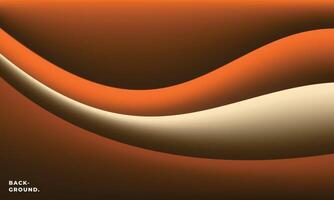 Wavy layer gradient mesh background. Fluid and dynamic color gradation backdrop. Contemporary design template for poster, catalog, banner, cover, or leaflet. vector