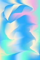 Vibrant Gradient Background. Blurred Color Wave. vector