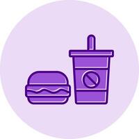 rápido comida vecto icono vector