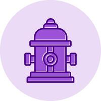 Fire Hydrant Vecto Icon vector