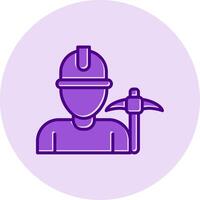 Miner Vecto Icon vector