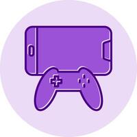 Joystick and Mobile Vecto Icon vector