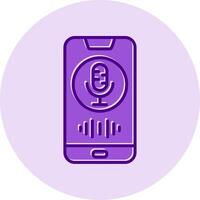 Voice Assistant Vecto Icon vector