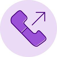 Outgoing Call Vecto Icon vector