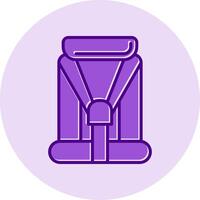 coche asiento bebé vecto icono vector