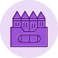 Crayon Vecto Icon vector