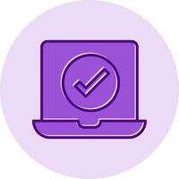 Check Mark Vecto Icon vector