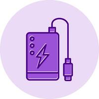 Power Bank Vecto Icon vector