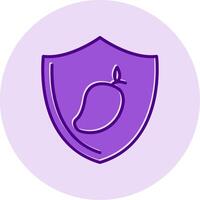 Food Shield Vecto Icon vector