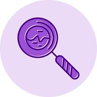 Magnifying Lens Vecto Icon vector