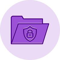 Secure Folder Vecto Icon vector