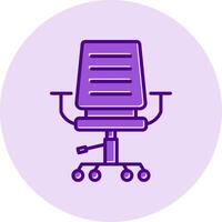 Office Chair Vecto Icon vector