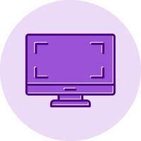 Monitor Vecto Icon vector