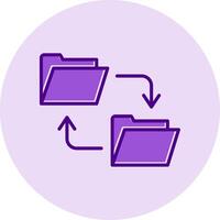 Data Transfer Vecto Icon vector