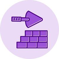 Brick Wall Vecto Icon vector