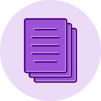 Papers Vecto Icon vector