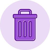 Trash Bin Vecto Icon vector