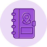 Address Book Vecto Icon vector