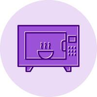 Microwave Oven Vecto Icon vector