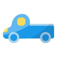 car truck toy childrens day icon element vector