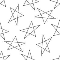 star symbol bright drawing simple pattern doodle vector