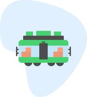 Train Cargo Vecto Icon vector