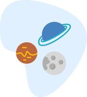 Planets Vecto Icon vector