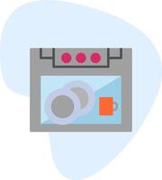 Dish Washer Vecto Icon vector