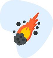 Meteor Vecto Icon vector