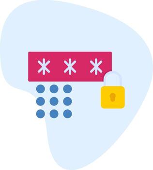 Passcode Vecto Icon vector