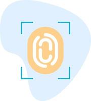 Fingerprint Vecto Icon vector