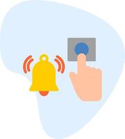 Emergency Alarm Button Vecto Icon vector