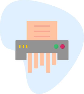 Paper Shredder Vecto Icon