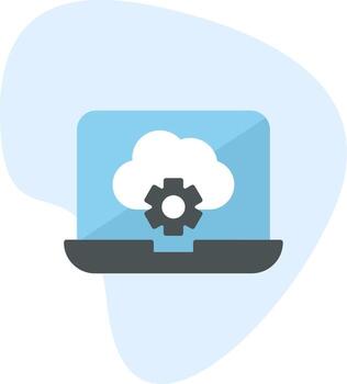 Cloud Computing Vecto Icon vector
