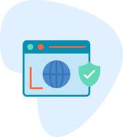 Secure  Browser Vecto Icon vector